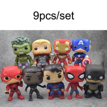 Load image into Gallery viewer, 10 PCS JUSTICE LEAGUE AVENGERS FIGURES