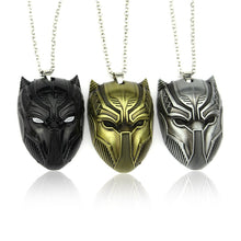 Load image into Gallery viewer, BLACK PANTHER MASK NECKLACE