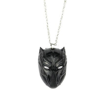 Load image into Gallery viewer, BLACK PANTHER MASK NECKLACE