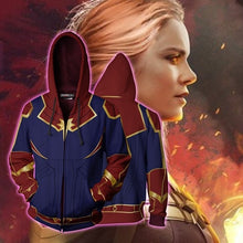 Load image into Gallery viewer, CAPTAIN MARVEL SUIT HOODIE