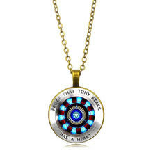 Load image into Gallery viewer, PROOF THAT TONY STARK HAS A HEART NECKLACE