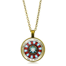 Load image into Gallery viewer, PROOF THAT TONY STARK HAS A HEART NECKLACE