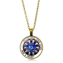 Load image into Gallery viewer, PROOF THAT TONY STARK HAS A HEART NECKLACE
