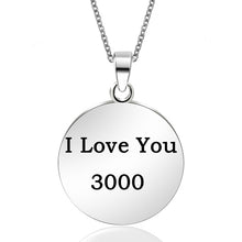Load image into Gallery viewer, I LOVE YOU 3000 NECKLACE