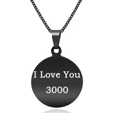 Load image into Gallery viewer, I LOVE YOU 3000 NECKLACE