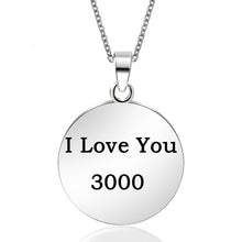Load image into Gallery viewer, I LOVE YOU 3000 NECKLACE