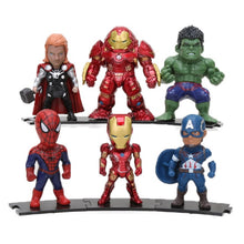 Load image into Gallery viewer, 6 PCS 8-10 CM AVENGERS FIGURES