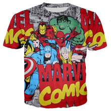 Load image into Gallery viewer, MARVEL PRINT TSHIRT