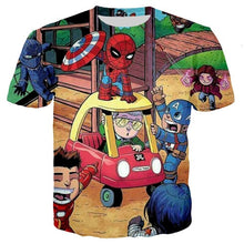 Load image into Gallery viewer, MARVEL PRINT TSHIRT