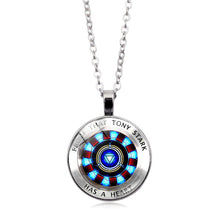 Load image into Gallery viewer, PROOF THAT TONY STARK HAS A HEART NECKLACE