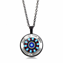 Load image into Gallery viewer, PROOF THAT TONY STARK HAS A HEART NECKLACE
