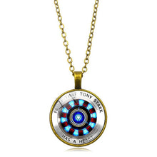 Load image into Gallery viewer, PROOF THAT TONY STARK HAS A HEART NECKLACE