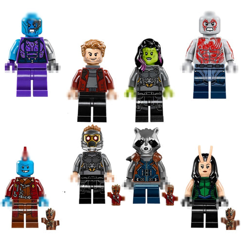 8 STYLE MINECRAFT TOY BUILDING BLOCKS GUARDIANS OF THE GALAXY ACTION FIGURE