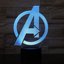 Load image into Gallery viewer, AVENGERS 3D LED NIGHTLIGHT