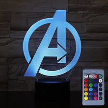 Load image into Gallery viewer, AVENGERS 3D LED NIGHTLIGHT