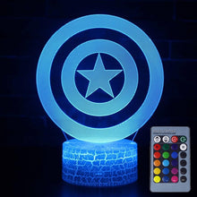 Load image into Gallery viewer, AVENGERS 3D LED NIGHTLIGHT