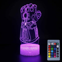 Load image into Gallery viewer, AVENGERS 3D LED NIGHTLIGHT