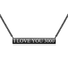 Load image into Gallery viewer, I LOVE YOU 3000 NECKLACE