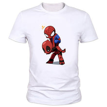Load image into Gallery viewer, DEADPOOL AND SPIDERMAN TSHIRT