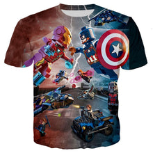 Load image into Gallery viewer, AVENGERS END GAME LEGO TSHIRT