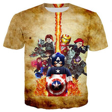 Load image into Gallery viewer, AVENGERS END GAME LEGO TSHIRT
