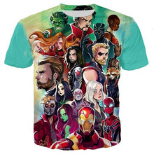 Load image into Gallery viewer, AVENGERS END GAME LEGO TSHIRT