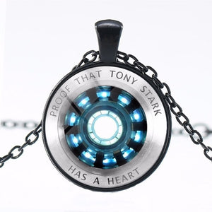 PROOF THAT TONY STARK HAS A HEART NECKLACES